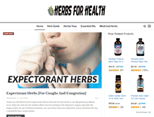 Tablet Screenshot of herbs-for-health.com